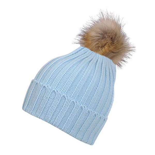 ProClimate Inspirations Cable Knit Beanie - Aqua