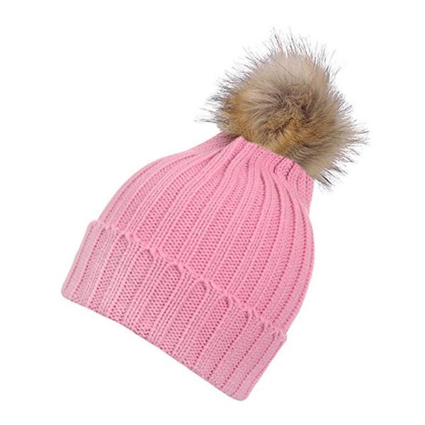 ProClimate Inspirations Cable Knit Beanie - Pink