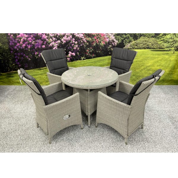 Houston – 4 Person Reclining Dining Set