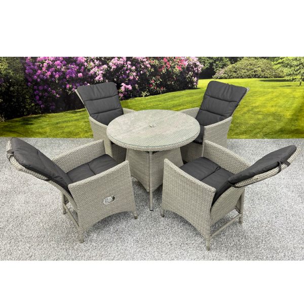 Houston – 4 Person Reclining Dining Set - Image 2