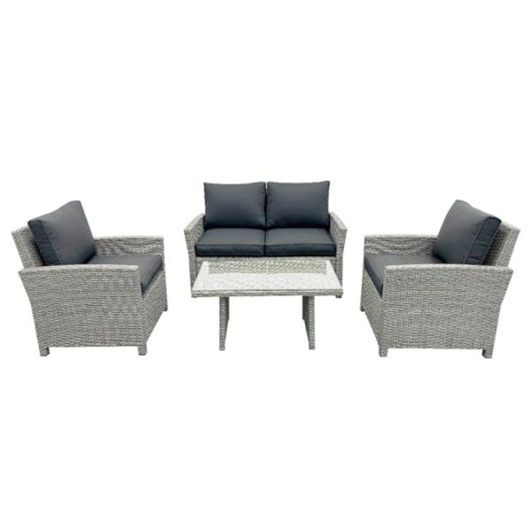 Austin – 2 Seat Sofa Lounge Set with Coffee Table