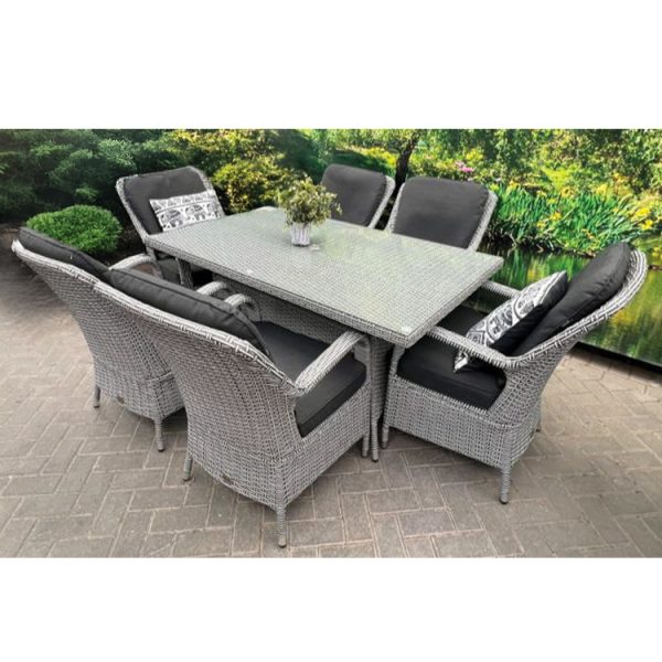 Austin – 6 Person Rectangular Dining Set